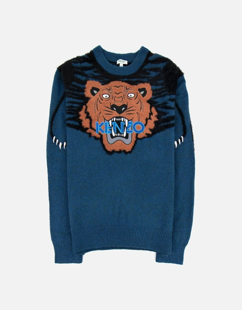 Claw Tiger Jumper Blue/orange