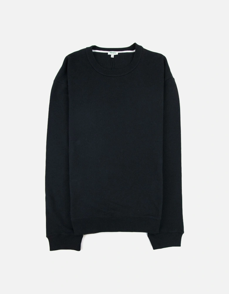 Sweatshirt Writing Black