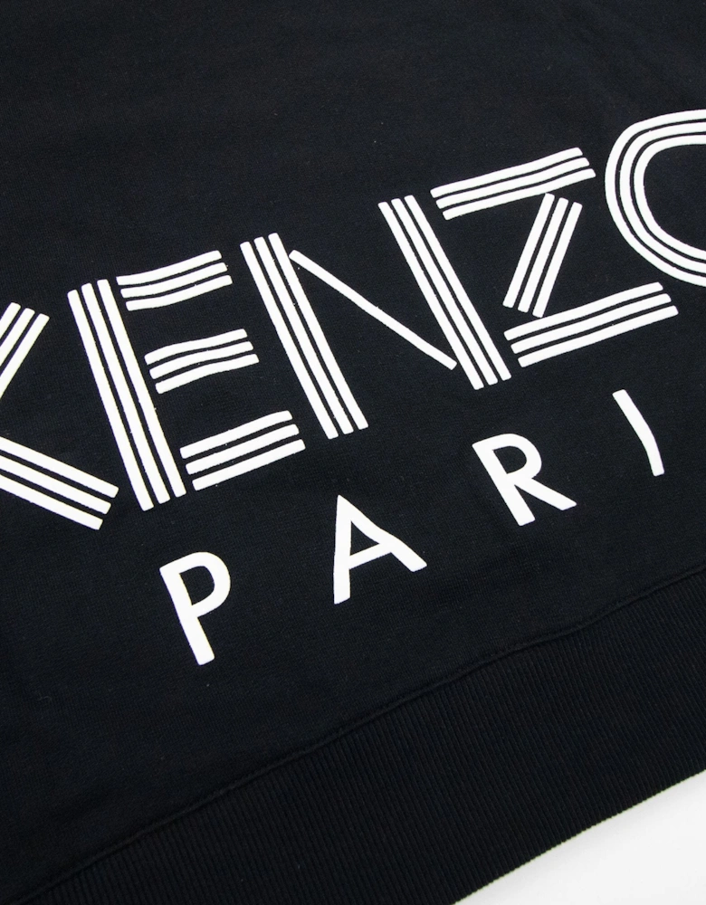 Sweatshirt Writing Black