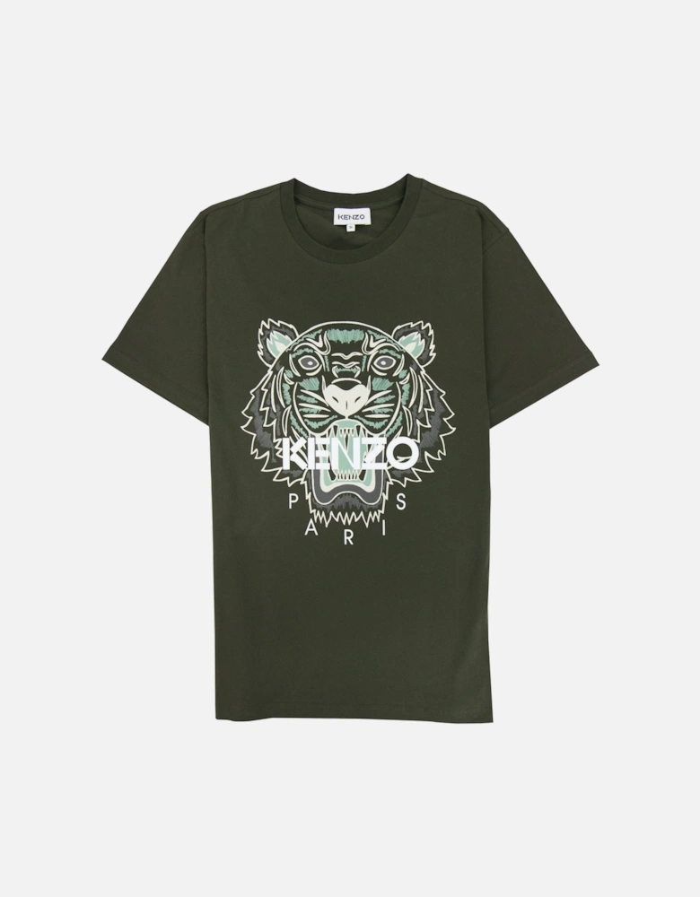 Icon Tiger T-shirt Dark Khaki