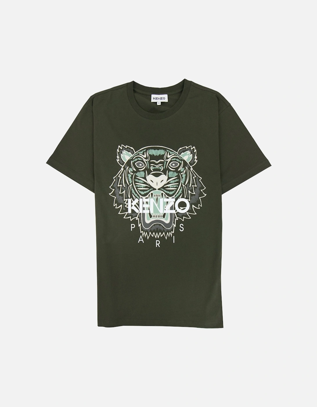 Icon Tiger T-shirt Dark Khaki, 4 of 3