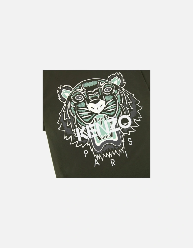 Icon Tiger T-shirt Dark Khaki