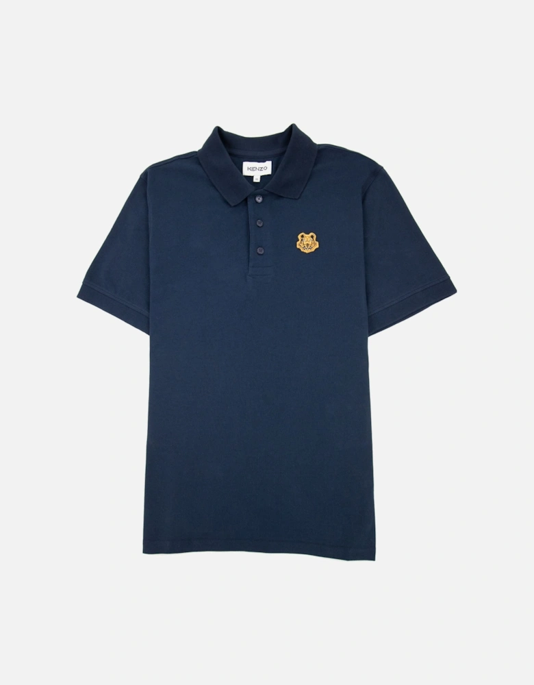 Tiger Crest Polo Navy