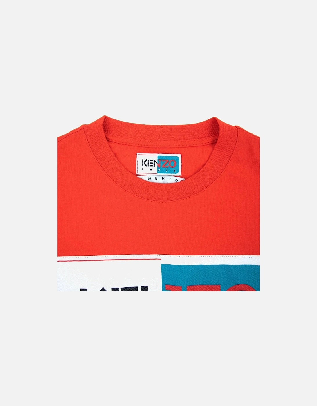 Logo Patch T Shirt Red