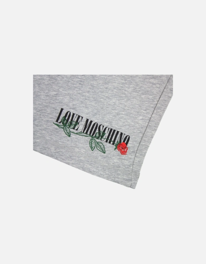 Rose Logo Shorts Grey