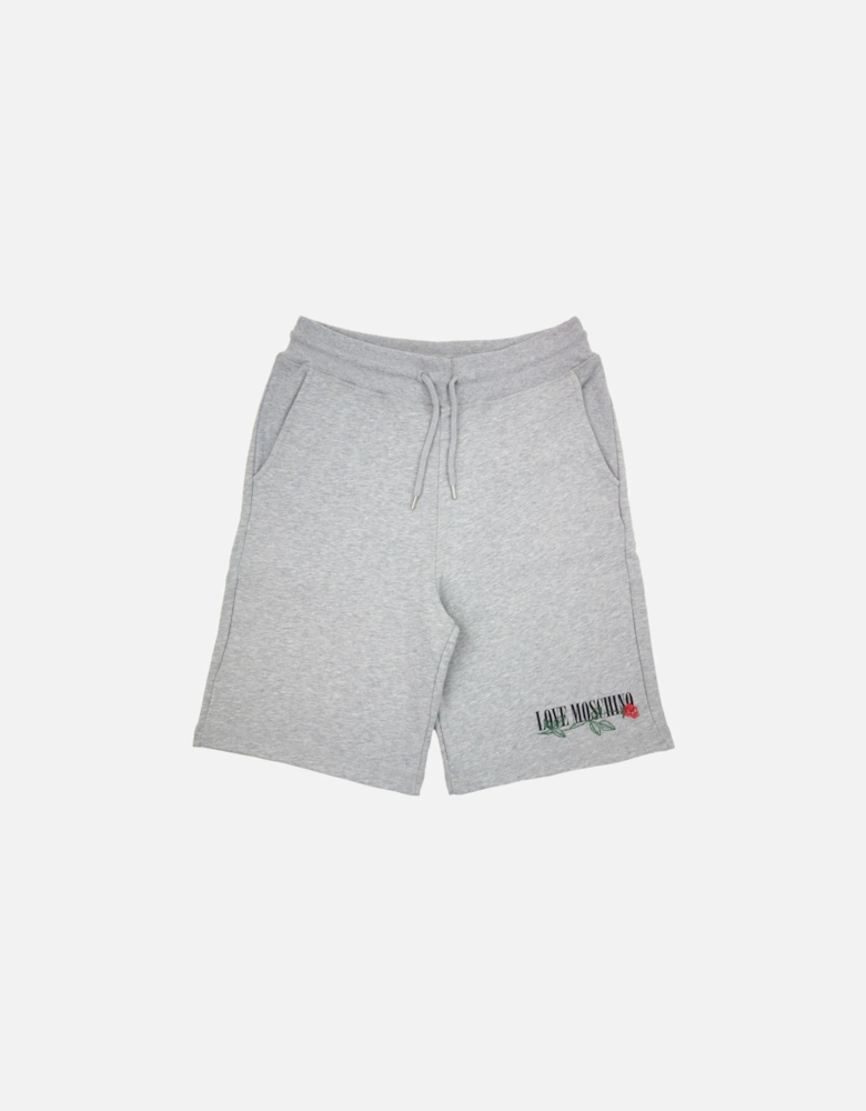 Rose Logo Shorts Grey