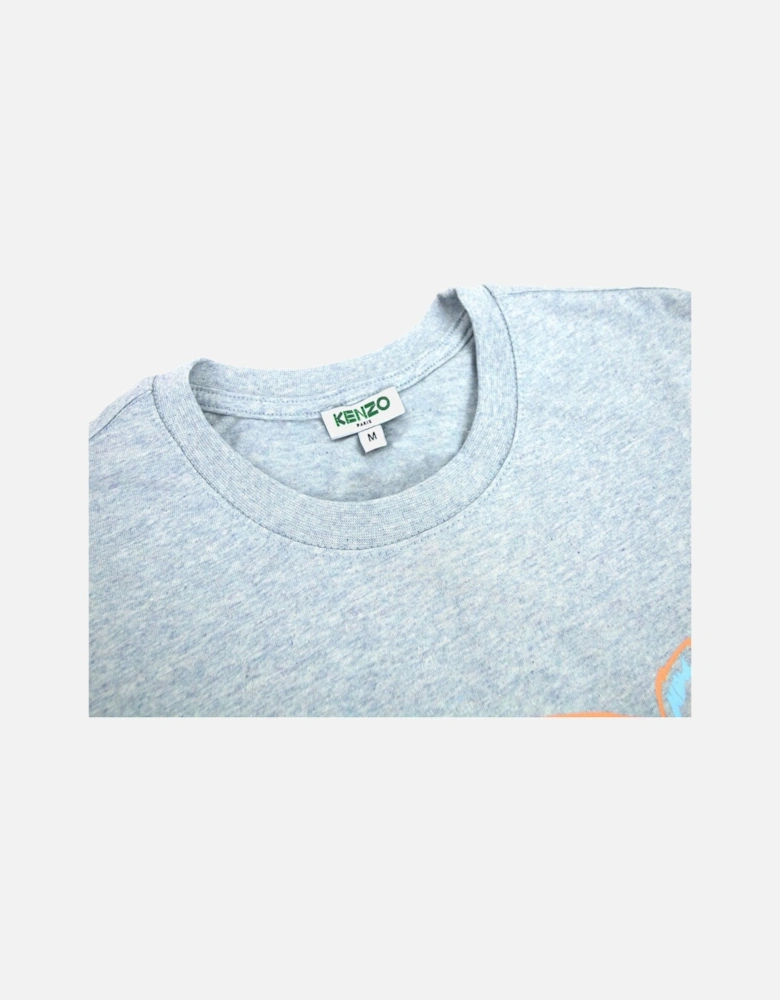 Icon Tiger T-shirt Grey/Orange