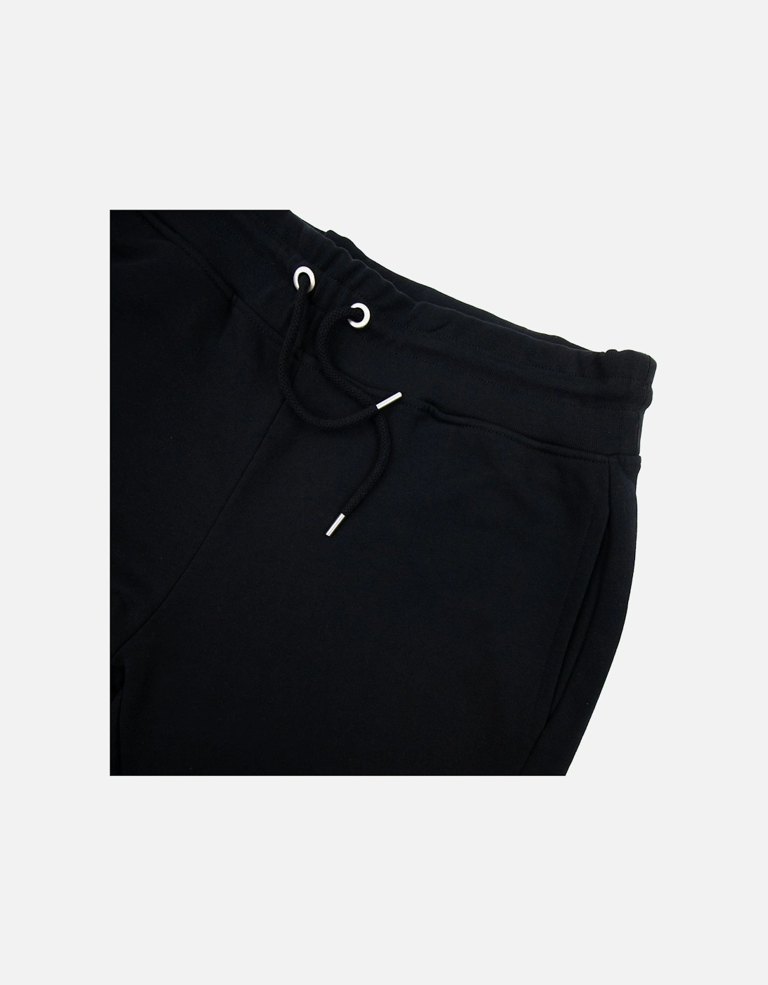 Back Pocket Embossed Logo Tracksuit Pants Black