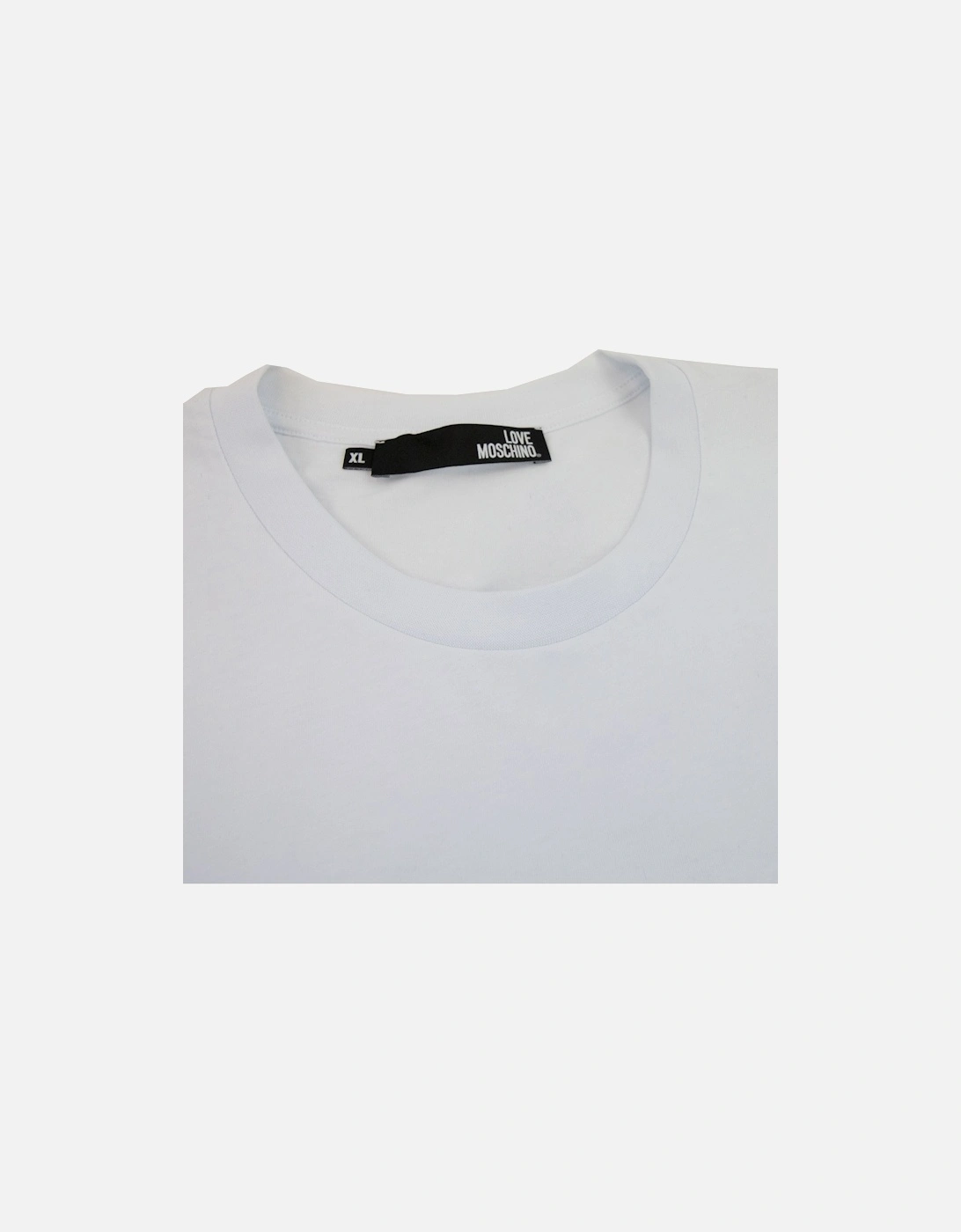 Embossed Peace Logo T-shirt White