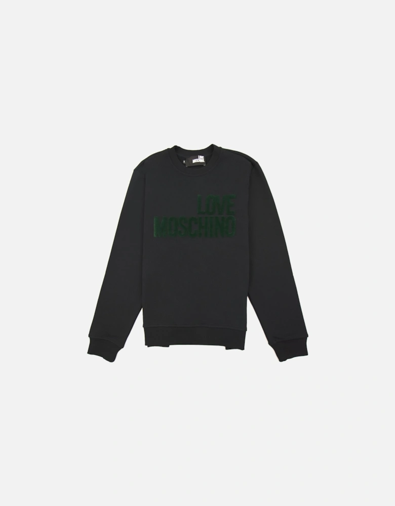 Grass Logo Sweatshirt Black