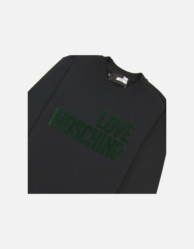 Grass Logo Sweatshirt Black