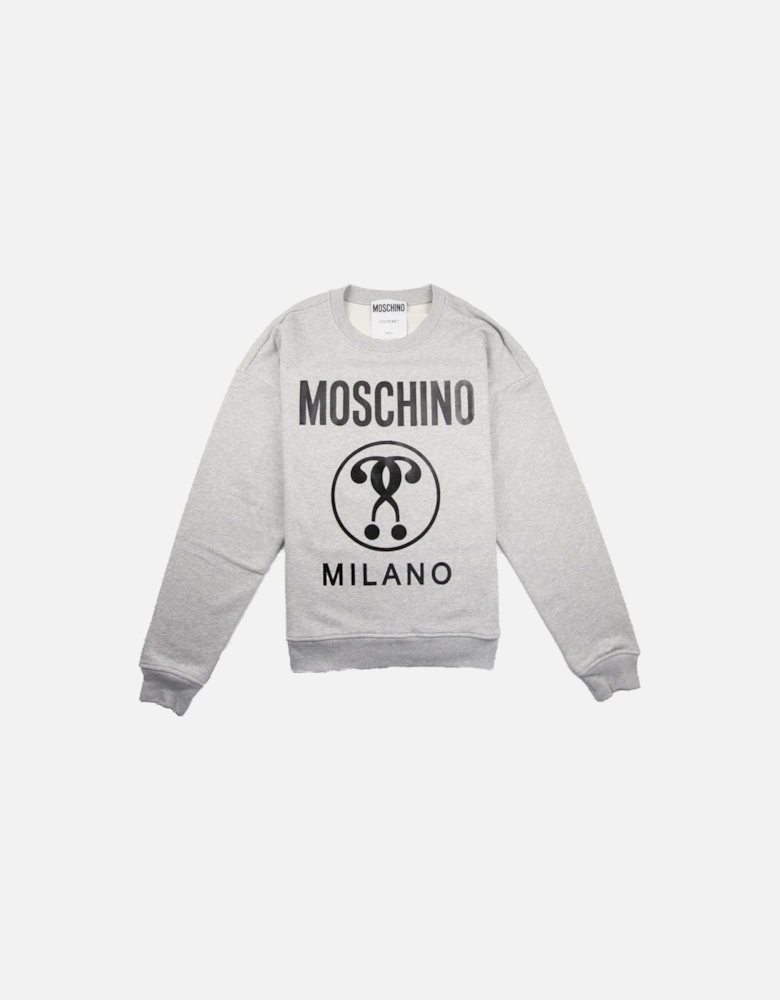 Couture Crewneck Sweatshirt Light Grey