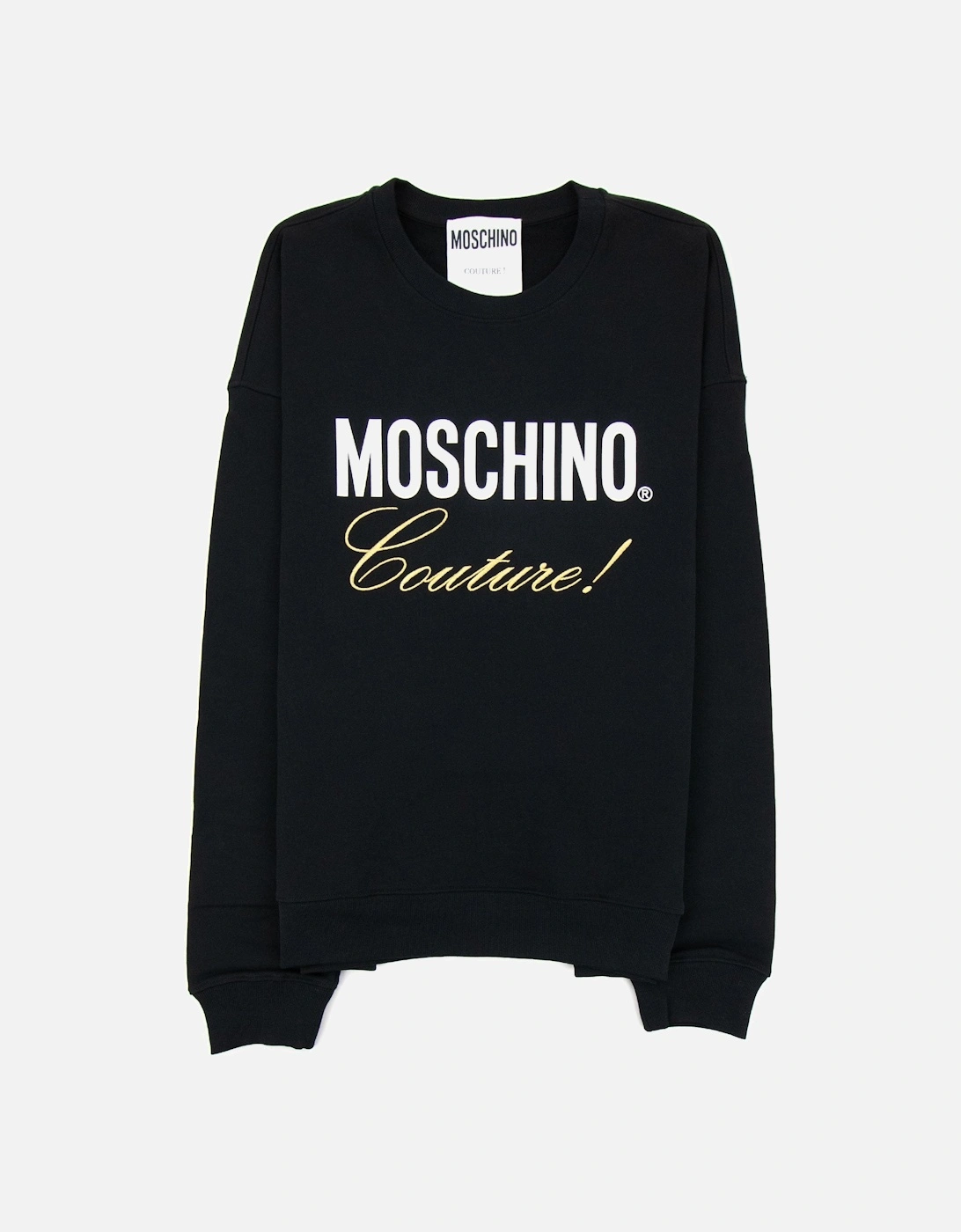 Couture Script Print Logo Jumper Black, 4 of 3