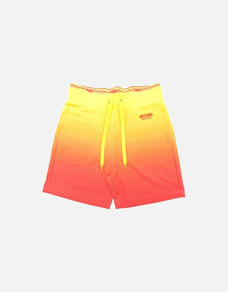 Underwear Waist Band Logo Bermuda Shorts Yellow/red