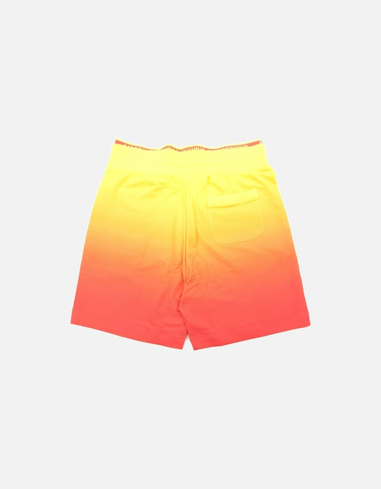 Underwear Waist Band Logo Bermuda Shorts Yellow/red