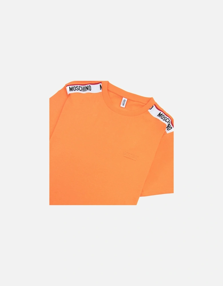 Underwear Tape Logo T-shirt Orange 0035