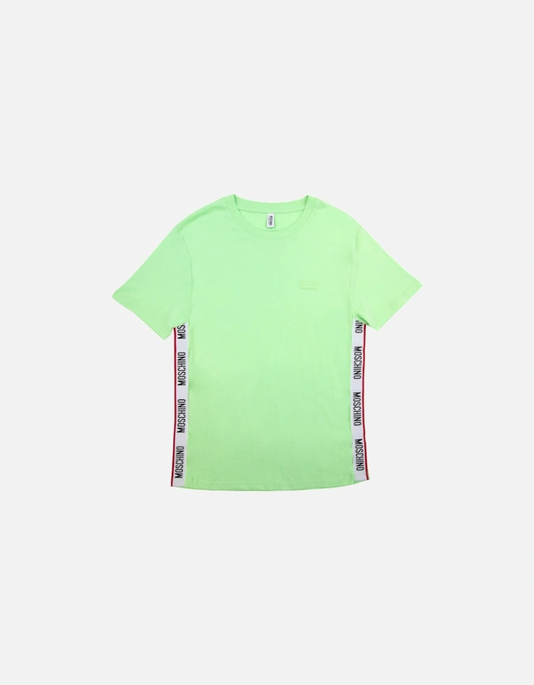 Underwear Chest Logo Tape T Shirt Green 0449