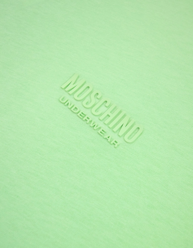 Underwear Chest Logo Tape T Shirt Green 0449