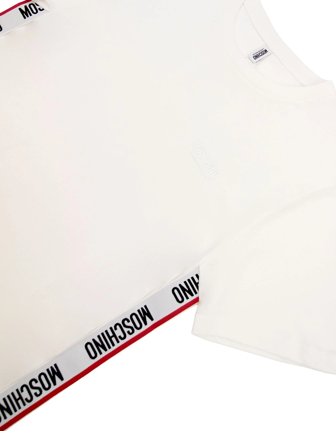 Underwear Chest Logo Tape T Shirt White 0001
