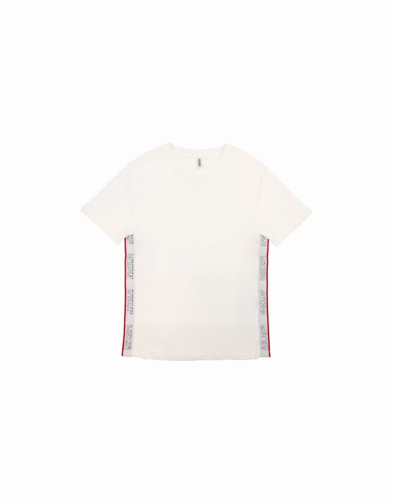 Underwear Chest Logo Tape T Shirt White 0001