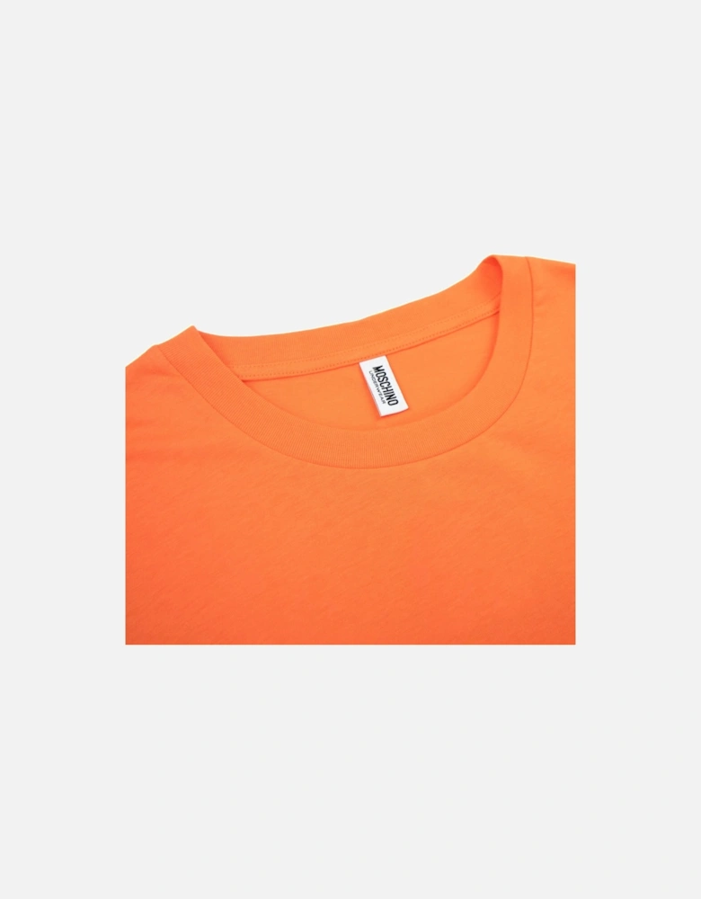 Underwear Chest Logo Tape T Shirt Orange 0035