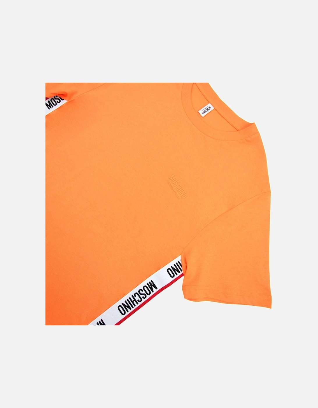 Underwear Chest Logo Tape T Shirt Orange 0035