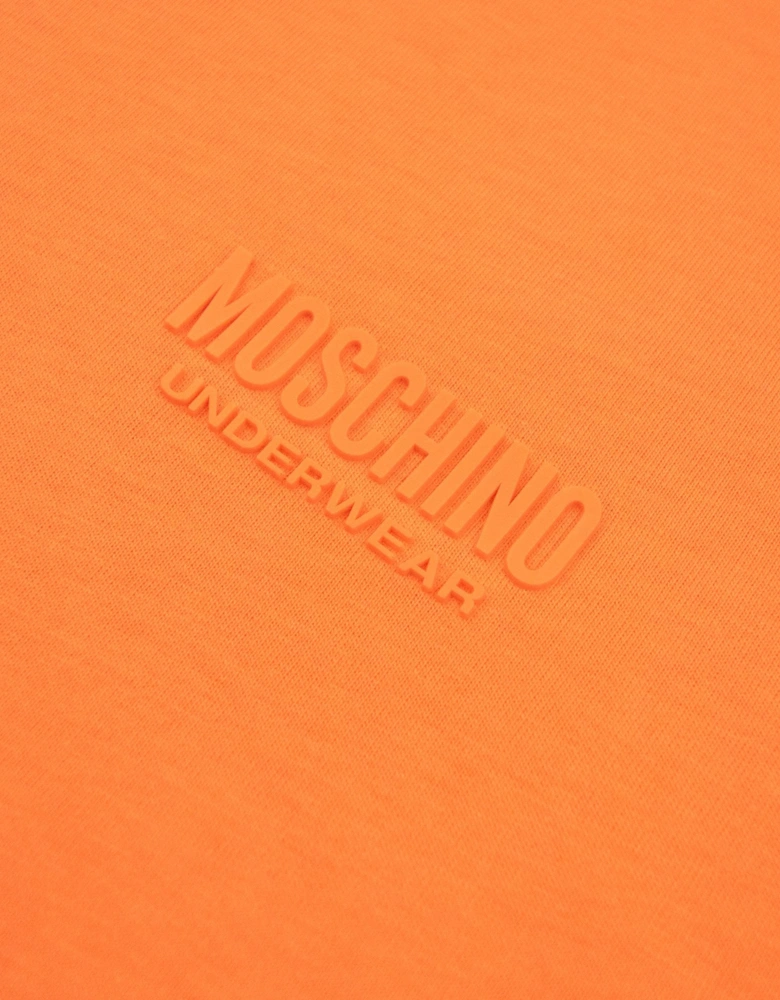 Underwear Chest Logo Tape T Shirt Orange 0035