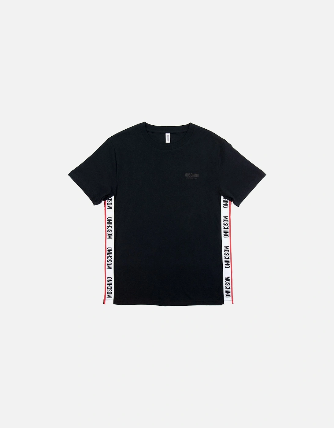 Underwear Chest Logo Tape T Shirt Black 0555, 5 of 4