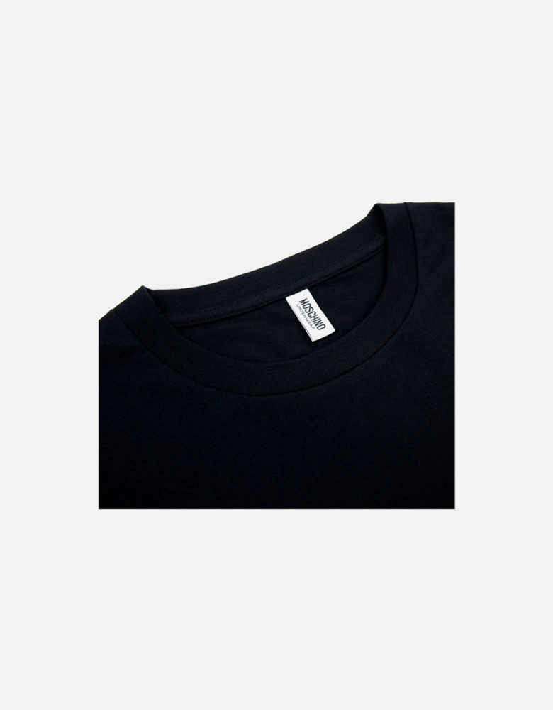 Underwear Chest Logo Tape T Shirt Black 0555