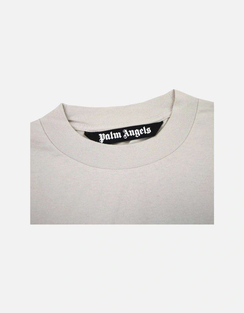 Enzo Classic T Shirt Light Grey Orange