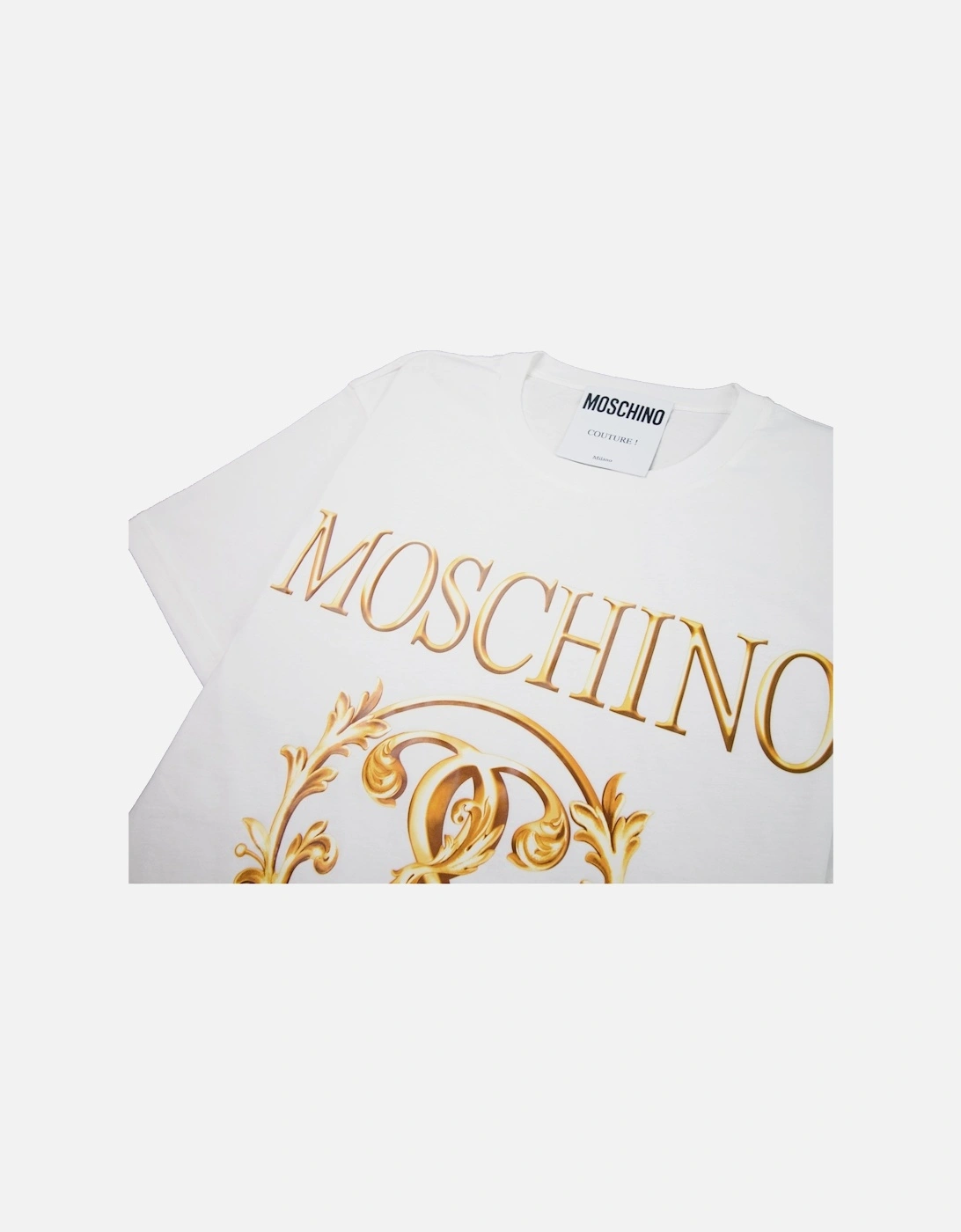 Couture Question Mark Jersey T-shirt Off White