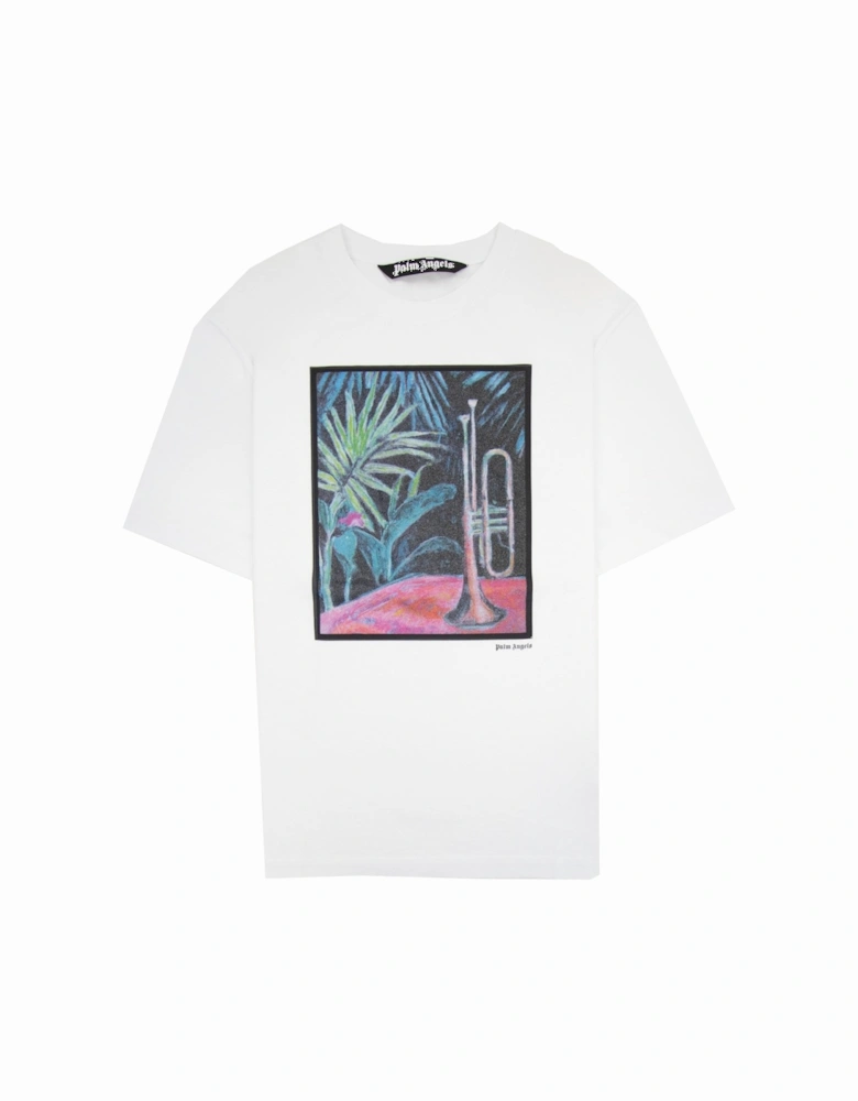 Oil On Canvas Regular Fit T Shirt White Multi
