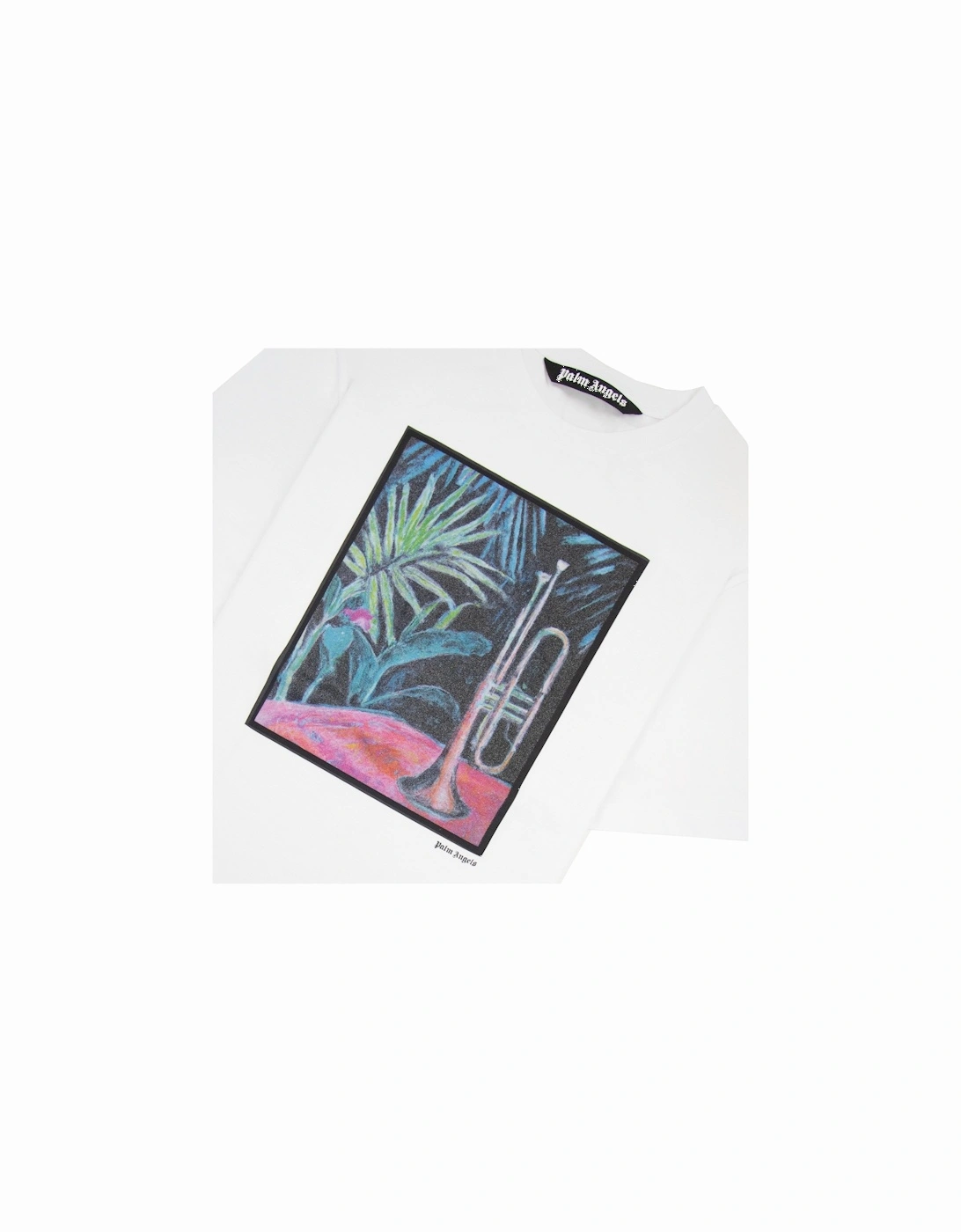 Oil On Canvas Regular Fit T Shirt White Multi