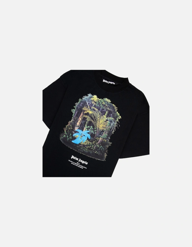 Hunting In The Forest T Shirt Black/light Blue