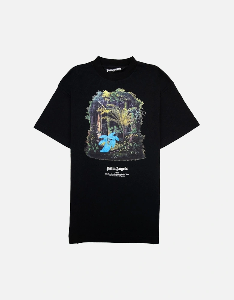 Hunting In The Forest T Shirt Black/light Blue