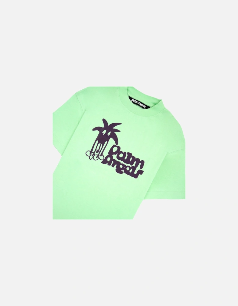Douby Classic T Shirt Light Green Purple