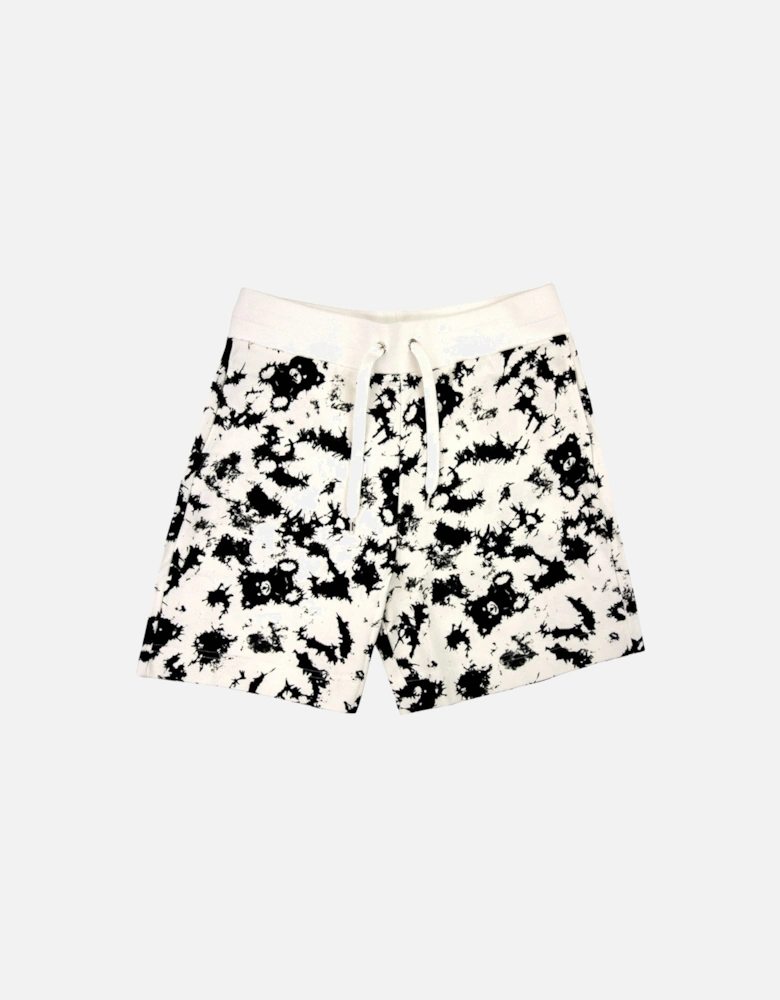Underwear Paint Bear Tape Shorts White/black 1555