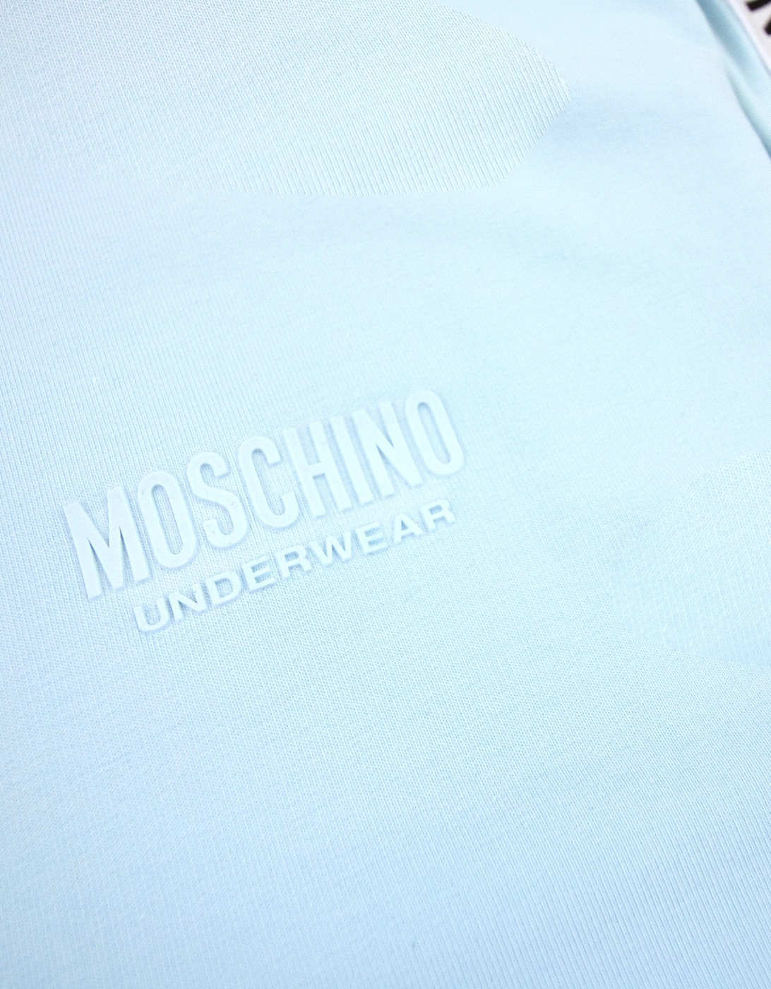 Underwear Tape Logo Crew Neck Sweatshirt Sky Blue 0332