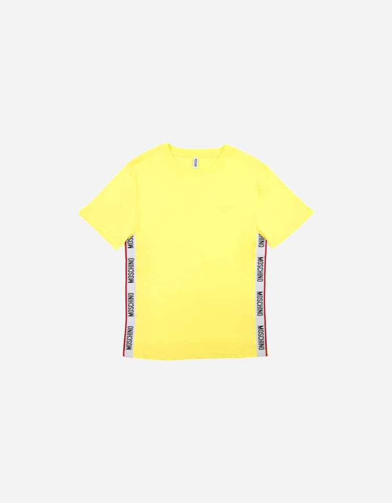 Underwear Chest Logo Tape T Shirt Yellow 0021