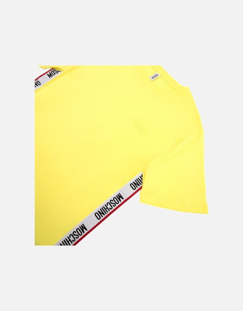Underwear Chest Logo Tape T Shirt Yellow 0021