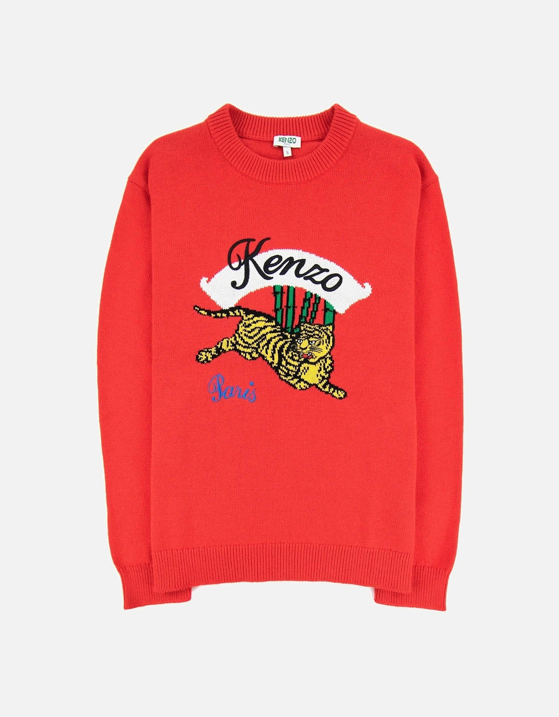 Knitted Jumping Tiger Sweat Red, 5 of 4