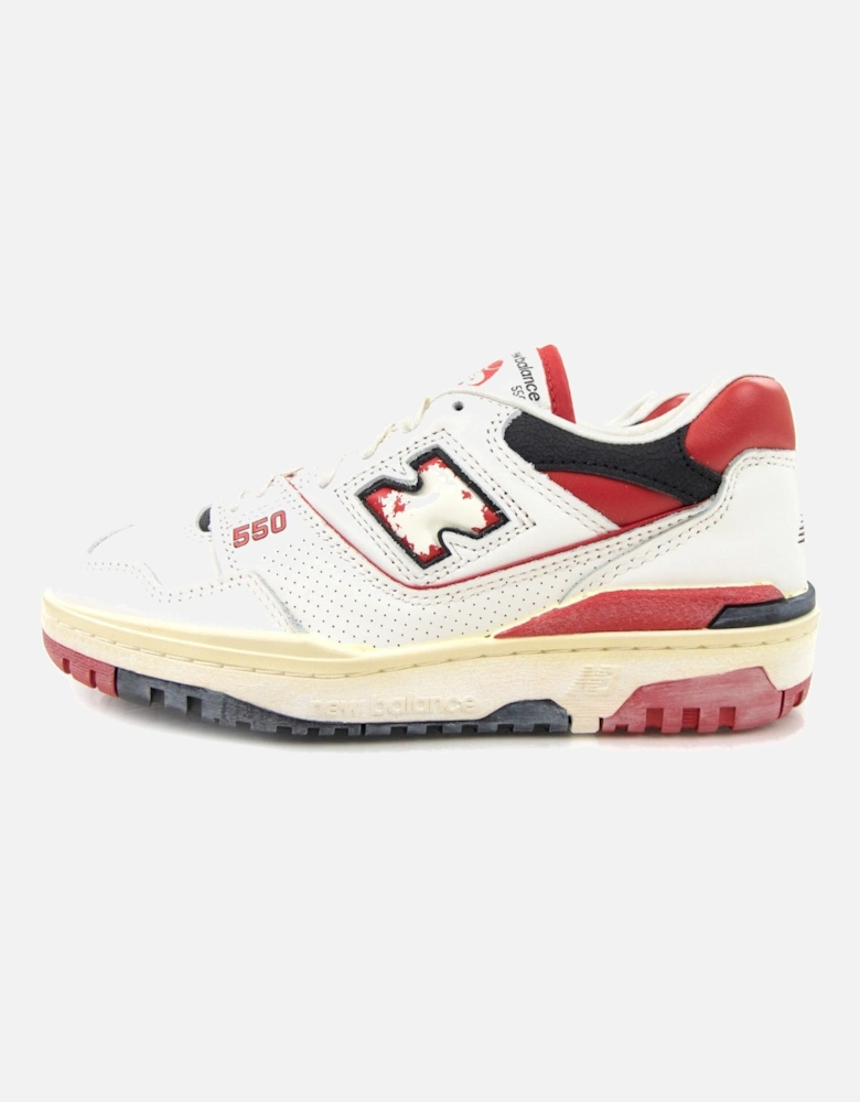 550v Low Trainers White