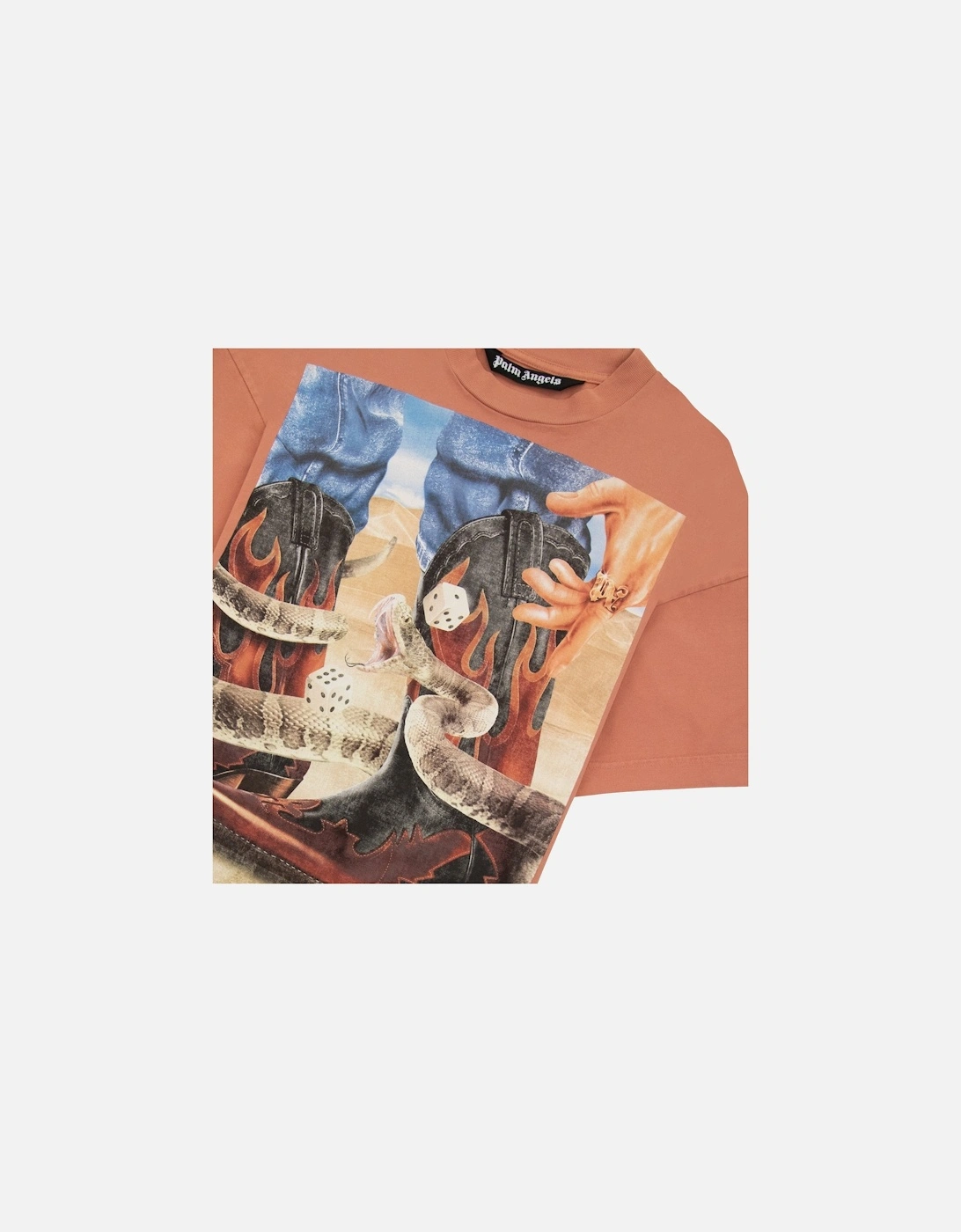 Dice Game Logo Classic T Shirt Pink Multi