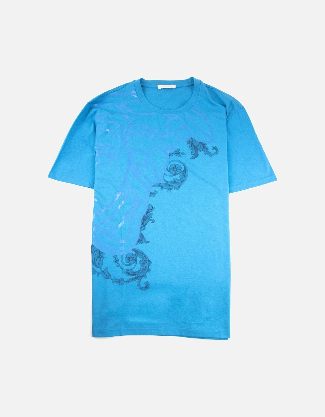 Half Medusa Crew Neck T Shirt Turquoise, 3 of 2