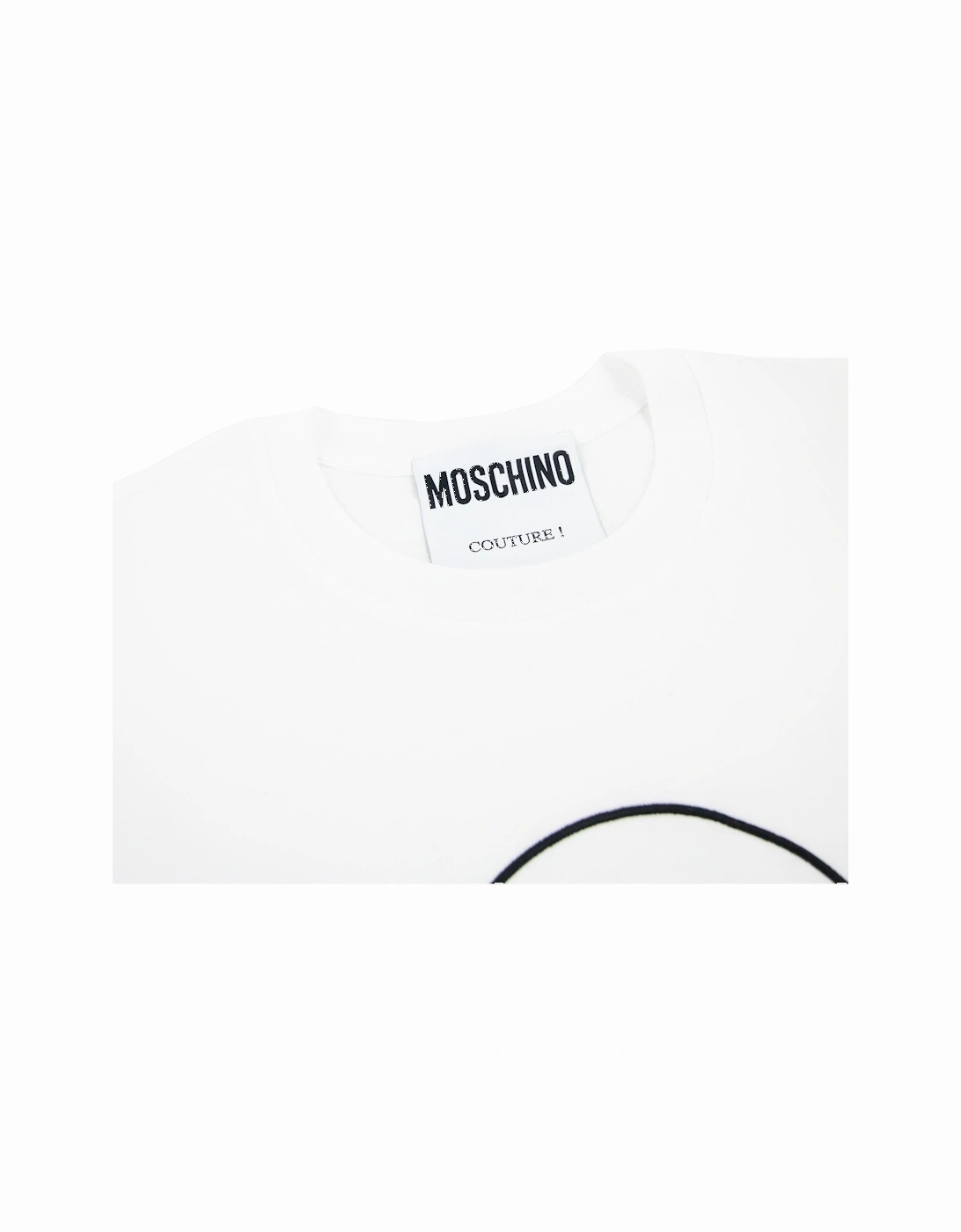 Couture Smiley Brand Print Cotton Jersey T Shirt White 1001