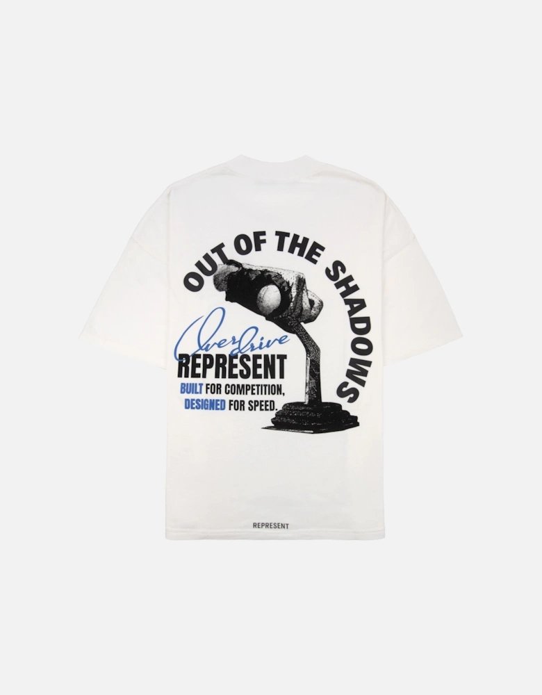 Out Of The Shadows T Shirt Flat White