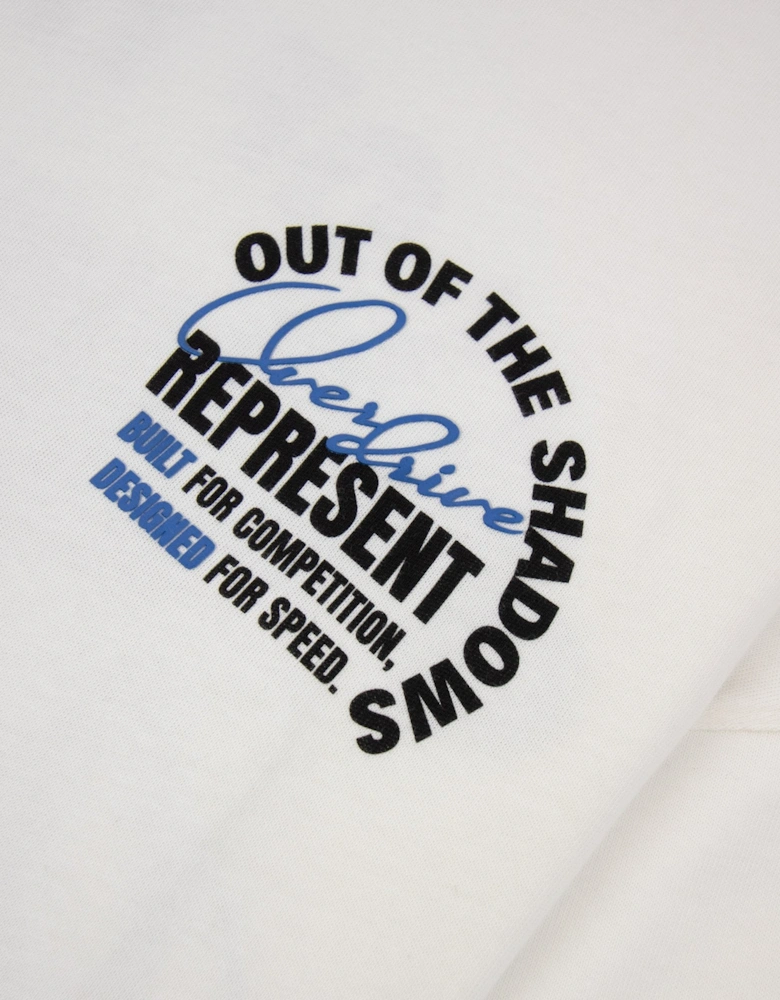 Out Of The Shadows T Shirt Flat White