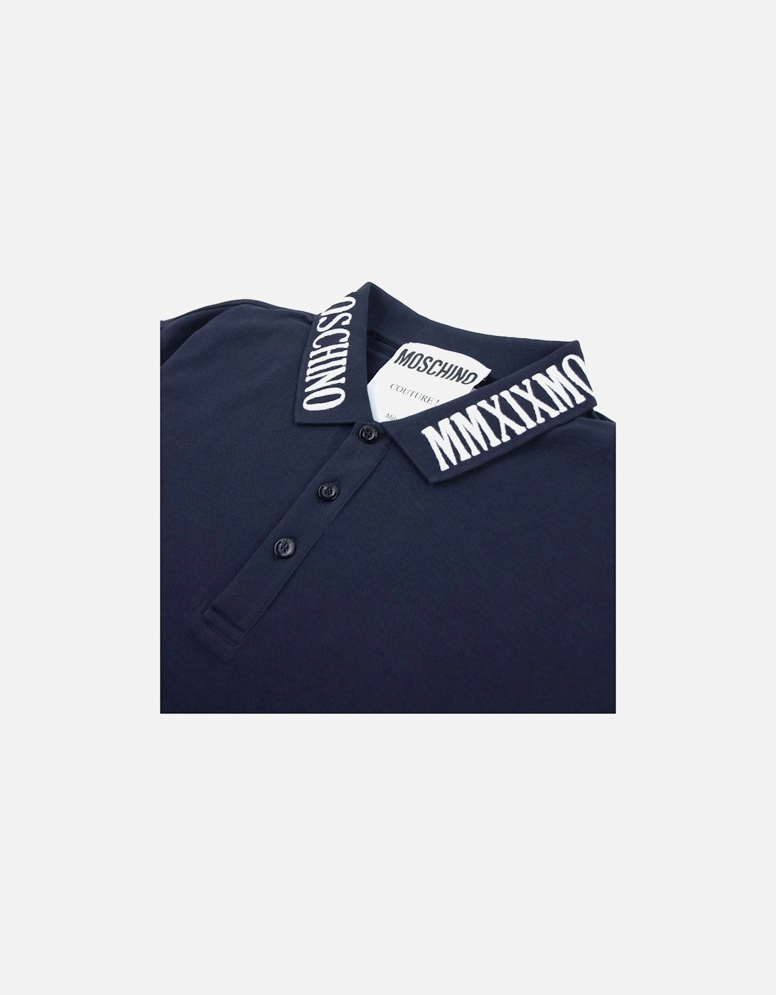 Couture Mmxix Embroidered Collar Polo Navy
