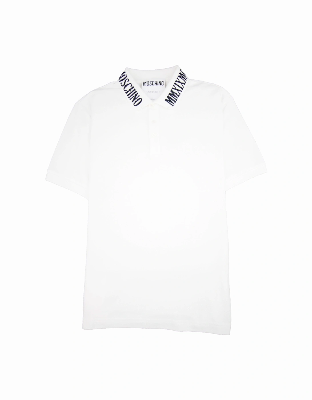 Couture Mmxix Embroidered Collar Polo White, 3 of 2