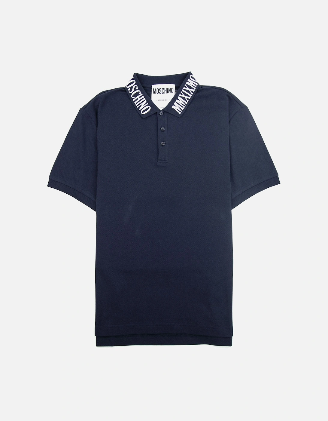 Couture Mmxix Embroidered Collar Polo Navy, 3 of 2